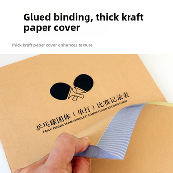 Tabuľka skóre s náhradnými kartami a taktickou doskou pre basketbal, futbal, badminton a stolný tenis; papier, 500 listov, tlač loga, prispôsobenie