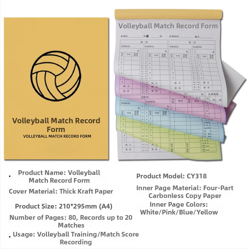 Tabuľka skóre s náhradnými kartami a taktickou doskou pre basketbal, futbal, badminton a stolný tenis; papier, 500 listov, tlač loga, prispôsobenie