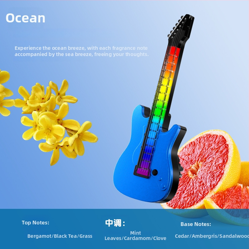 Auto osvježivač s klipom za ventilaciju – ocean miris, isparavanje 16–30 dana, plastika, rok trajanja 1 godina