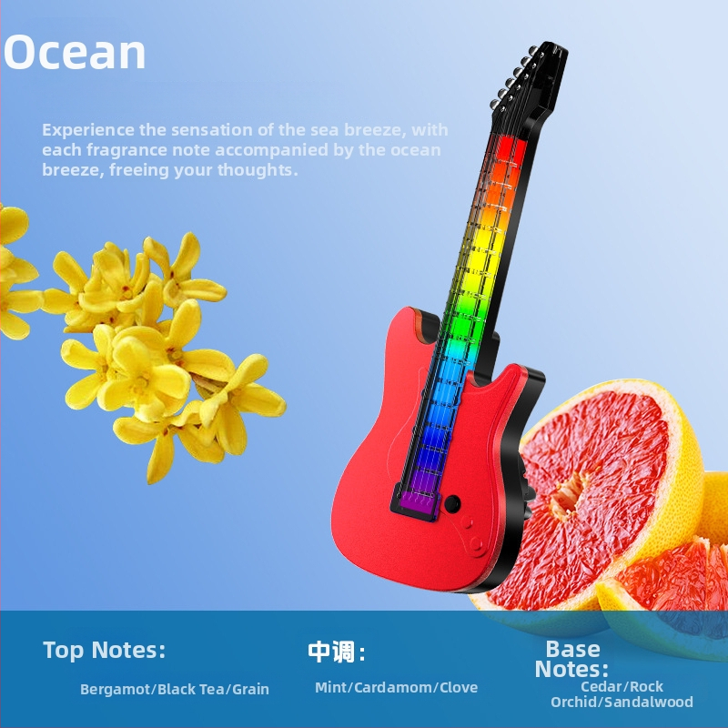 Auto osvježivač s klipom za ventilaciju – ocean miris, isparavanje 16–30 dana, plastika, rok trajanja 1 godina