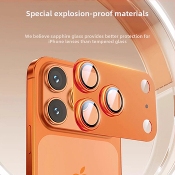 Zaštitni film za objektiv kamere za iPhone 17 Pro Max, HD, otporan na ogrebotine, otporan na pad, PET stražnji film