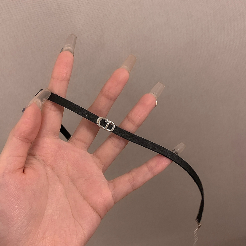 Choker ogrlica od titan čelika, Chopin lanac, jednoslojni ovratnik, 0,03 kg