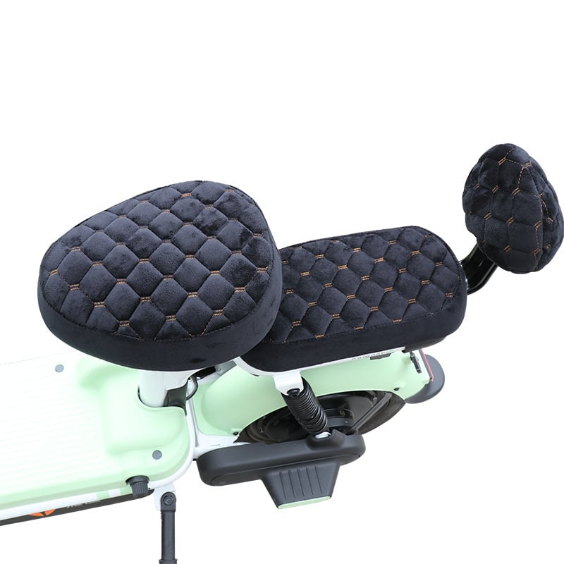 Калъф за седалка на електрическо превозно средство, зимно подплатен с флис, памучен материал, памучен пълнеж, универсално пасващ