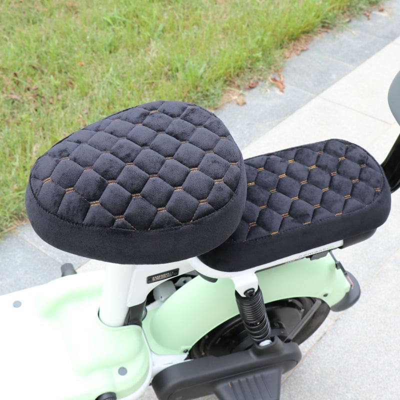 Калъф за седалка на електрическо превозно средство, зимно подплатен с флис, памучен материал, памучен пълнеж, универсално пасващ