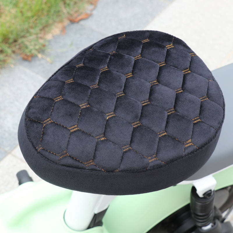 Калъф за седалка на електрическо превозно средство, зимно подплатен с флис, памучен материал, памучен пълнеж, универсално пасващ