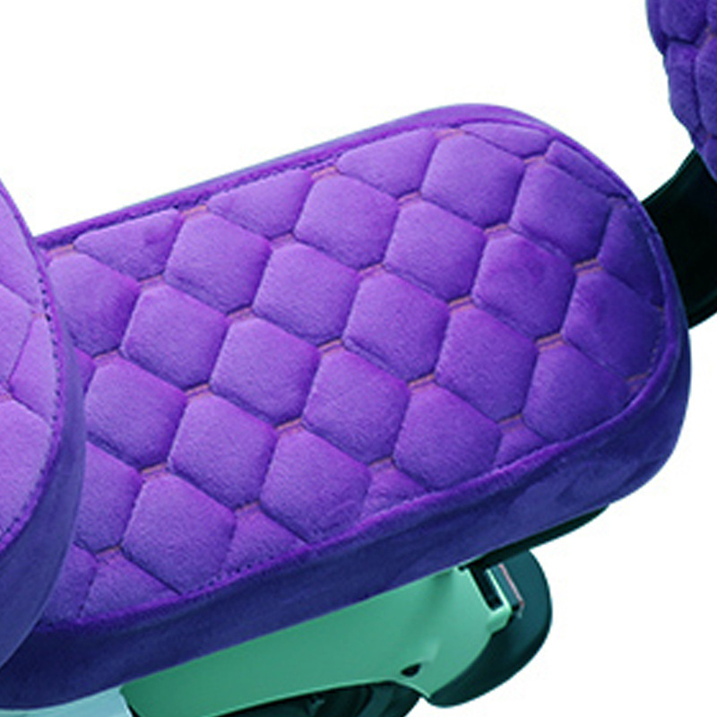 Калъф за седалка на електрическо превозно средство, зимно подплатен с флис, памучен материал, памучен пълнеж, универсално пасващ