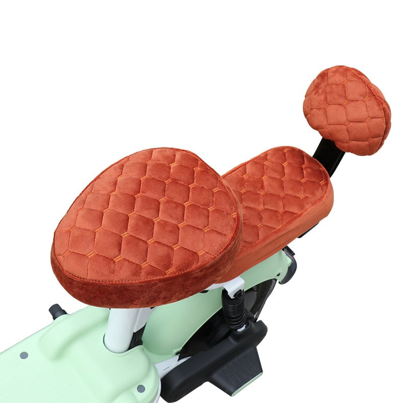 Калъф за седалка на електрическо превозно средство, зимно подплатен с флис, памучен материал, памучен пълнеж, универсално пасващ