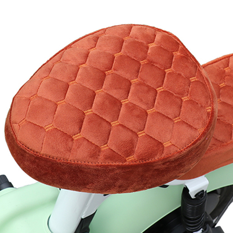 Калъф за седалка на електрическо превозно средство, зимно подплатен с флис, памучен материал, памучен пълнеж, универсално пасващ