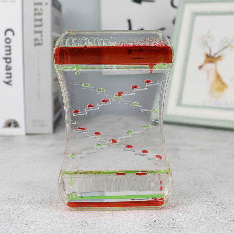 Пясъчен часовник-таймер, акрилен, модерен минималистичен стил, занаятчийска висулка