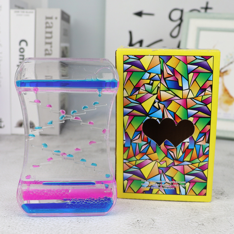 Пясъчен часовник-таймер, акрилен, модерен минималистичен стил, занаятчийска висулка