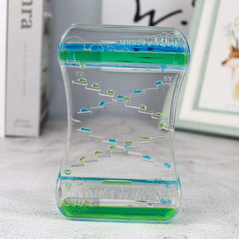 Пясъчен часовник-таймер, акрилен, модерен минималистичен стил, занаятчийска висулка