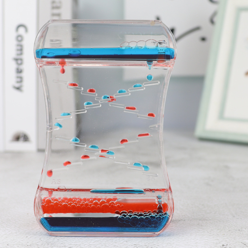 Пясъчен часовник-таймер, акрилен, модерен минималистичен стил, занаятчийска висулка