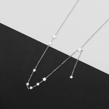 Ogrlica s tekstovnim privjeskom, titanij čelik, križni lanac, unisex, originalni dizajn