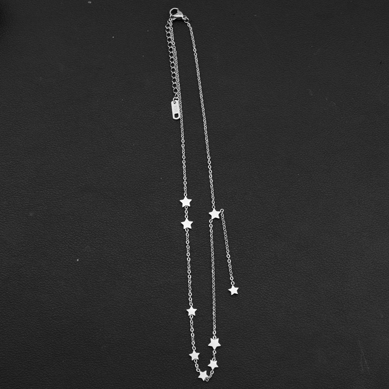 Ogrlica s tekstovnim privjeskom, titanij čelik, križni lanac, unisex, originalni dizajn