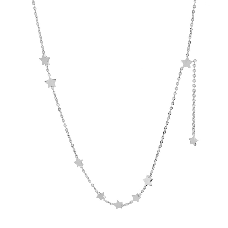 Ogrlica s tekstovnim privjeskom, titanij čelik, križni lanac, unisex, originalni dizajn