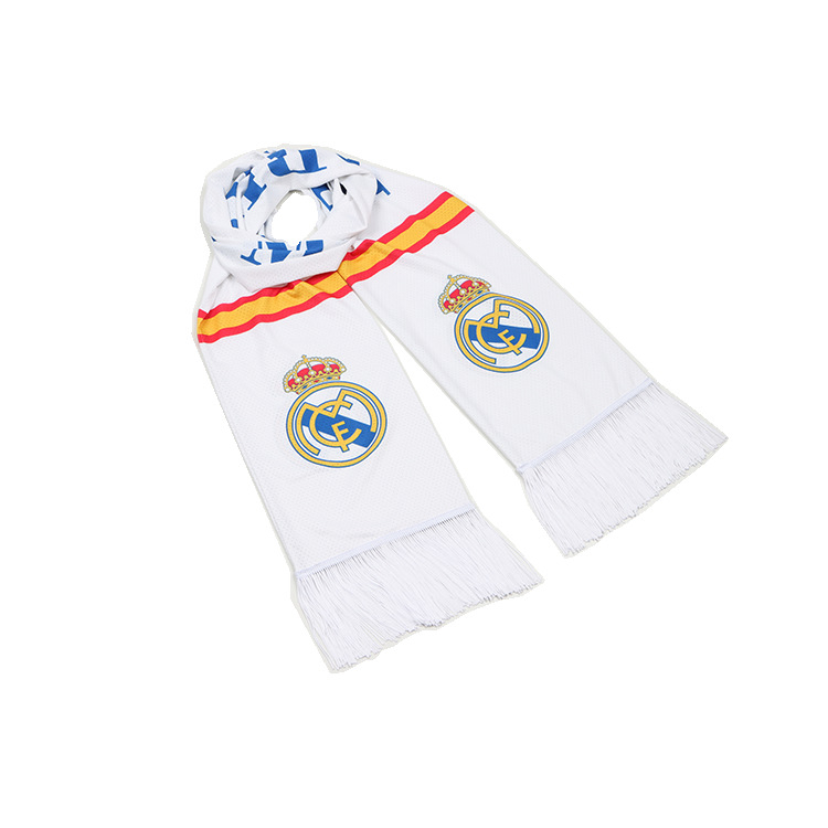 Șal fanilor la Cupa Mondială de fotbal; materiale: țesătură cu ochi de pasăre, acrilic, satin; număr produs FT-001; personalizare disponibilă; imprimare logo permisă; potrivit pentru fotbal.