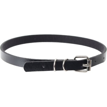 Колие с яка в стил Harajuku punk rock, PU изкуствена кожа, U-shaped дизайн, висулка от сплав, обиколка 41-50 cm