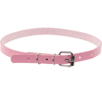 Колие с яка в стил Harajuku punk rock, PU изкуствена кожа, U-shaped дизайн, висулка от сплав, обиколка 41-50 cm