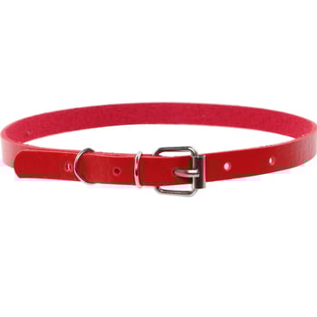 Колие с яка в стил Harajuku punk rock, PU изкуствена кожа, U-shaped дизайн, висулка от сплав, обиколка 41-50 cm