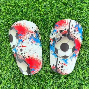 Пластмасови протектори за пищяли за футбол, подходящи за баскетбол и волейбол, с възможност за персонализация