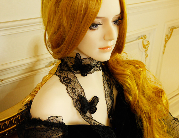 Pillangó motívumos nyaklánc | Kordból készült, kézzel készített | Evil Lamour JL-59-1