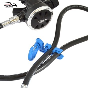 KEEP DIVING HC-581 Búvárcsőbilincs – PP + 304 rozsdamentes acél, alacsony nyomású cső tartó