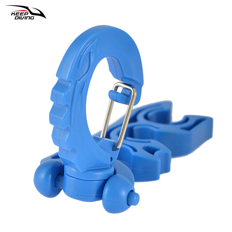 KEEP DIVING HC-581 Búvárcsőbilincs – PP + 304 rozsdamentes acél, alacsony nyomású cső tartó