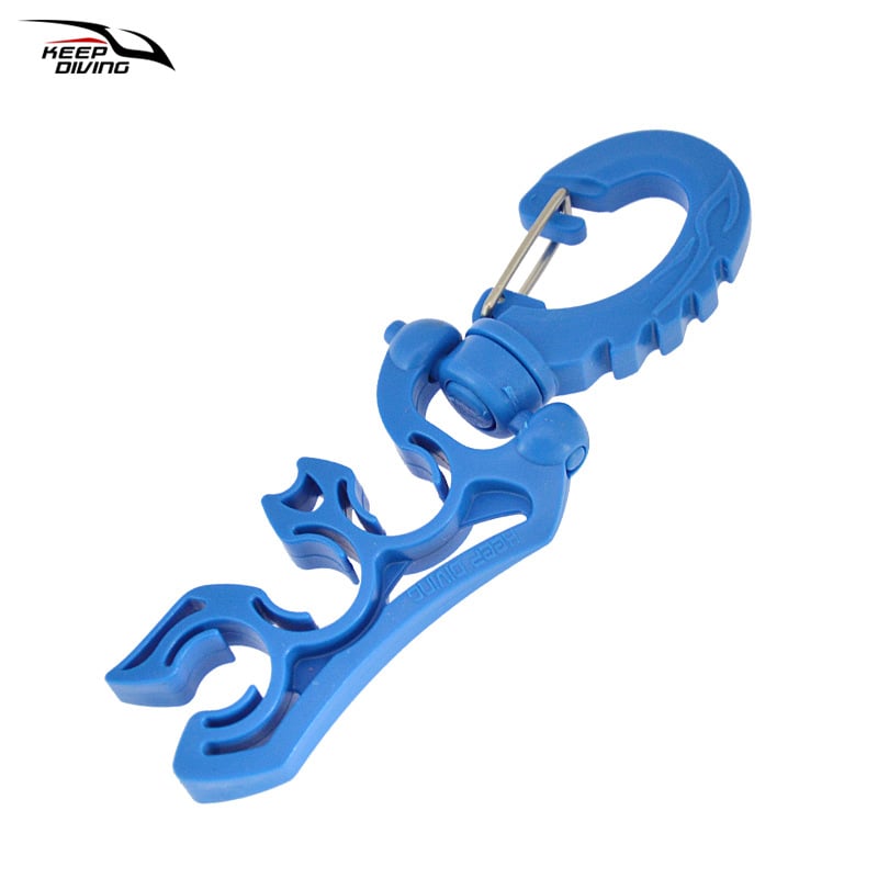 KEEP DIVING HC-581 Búvárcsőbilincs – PP + 304 rozsdamentes acél, alacsony nyomású cső tartó