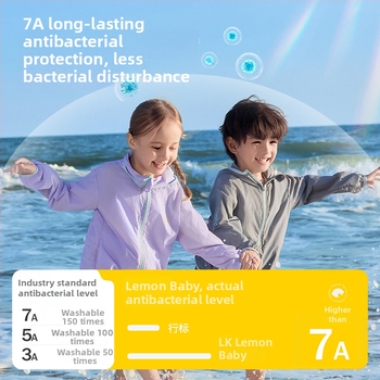 Lemon Baby Dječja košulja za zaštitu od sunca s kapuljačom – UV zaštita, brzo sušenje, Ice Silk za plažu