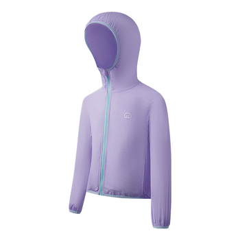 Gyerekek UV-védő kapucnis felső, gyorsan száradó nylon Ice Silk anyagból, lélegző, eredeti dizájn (2025 tavasz)