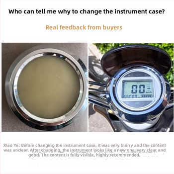 Műanyagból készült műszerfal-ház motorkerékpárhoz átlátszó borítóval