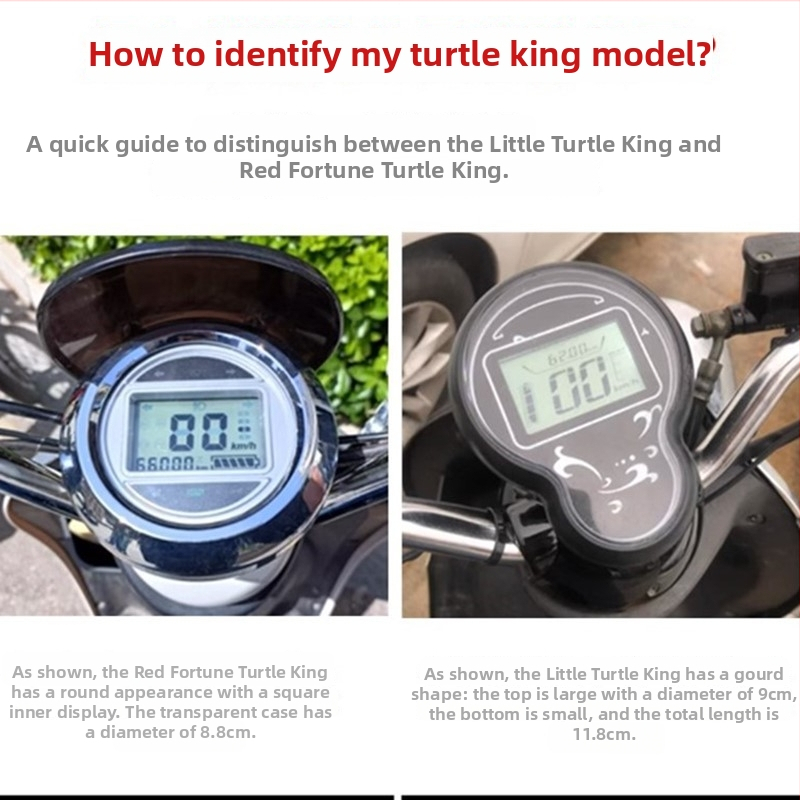 Műanyagból készült műszerfal-ház motorkerékpárhoz átlátszó borítóval