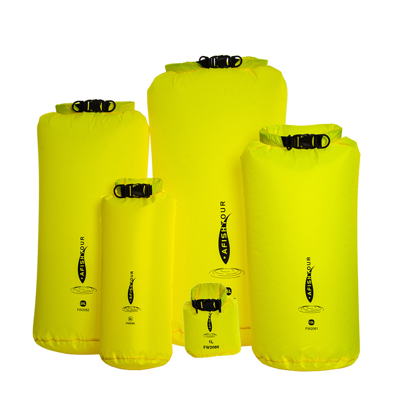 Kültéri húzózsinóros tárolótáska, könnyű és többfunkciós, nylon anyagú, kapacitás 5–35 L, uniszex, AFISHTOUR