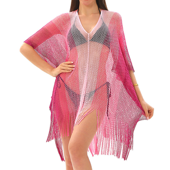 Hao Yue Strandruha hálós dizájn háló, pulóver, poliészter acetát béléssel, 200 g, felnőtt nőknek