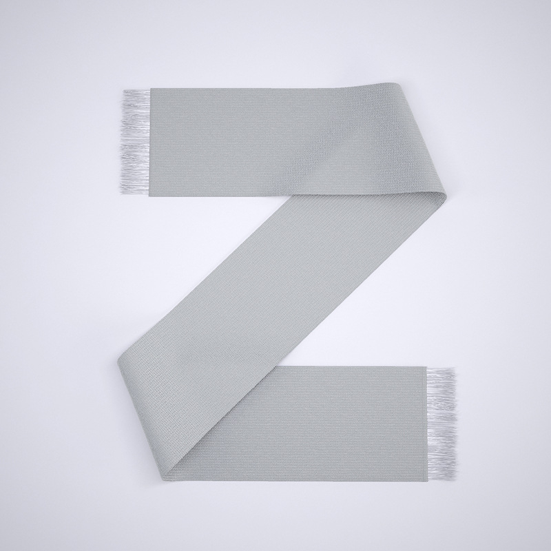 Șal de fan cu logo personalizat; materiale: țesătură bird's eye, acril, satin; personalizare: Da; imprimare logo: posibil; sporturi: fotbal, baschet, volei, tenis de masă și badminton; categorie: accesorii pentru fani