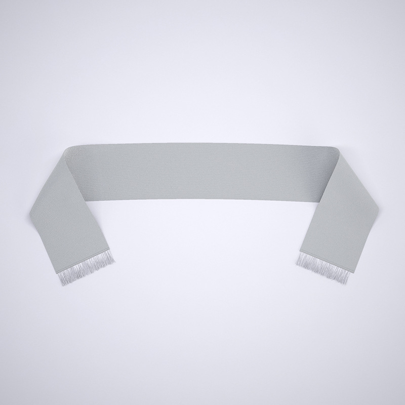 Șal de fan cu logo personalizat; materiale: țesătură bird's eye, acril, satin; personalizare: Da; imprimare logo: posibil; sporturi: fotbal, baschet, volei, tenis de masă și badminton; categorie: accesorii pentru fani