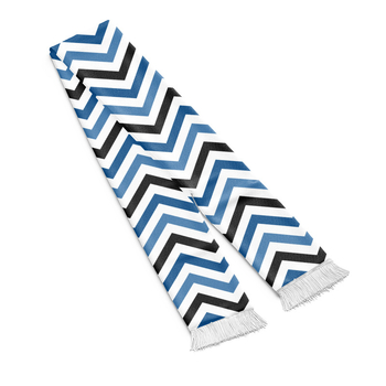 Șal de fotbal, personalizabil cu imprimare de logo, OEM FT-001; materiale: țesătură cu ochi de pasăre, acrilic, satin; procesare personalizată: da; imprimare logo: disponibil; potrivit pentru fotbal