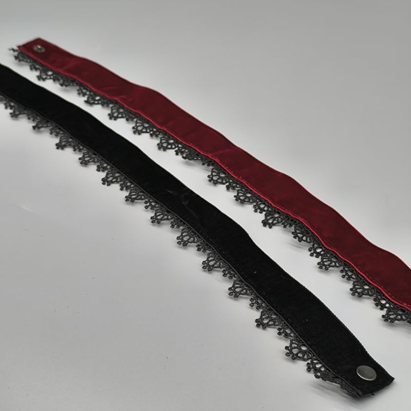 Чокър колие с кадифена дантела и ключична верига, широк ръб, семпъл елегантен дизайн • Материал: Друго • Стил: Друго • Вид: Яка