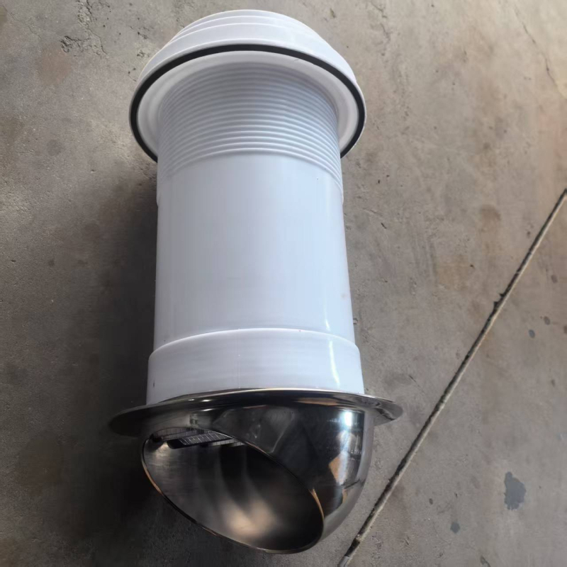 Eastern PP διαπερατή τοίχος-βαλβίδα ελέγχου με καπάκι προστασίας από βροχή για εξωτερική κουζίνα, μοντέλο 048, μοντέρνος μινιμαλιστικός στυλ