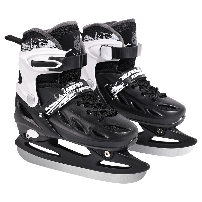 Felnőtt jégkorcsolyák PP felsőréteggel és karbonacél pengékkel