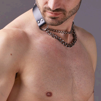 Punk Gothic stílusú nyaklánc gallér, ötvözet, csavarodott lánc, 31–40 cm, uniszex