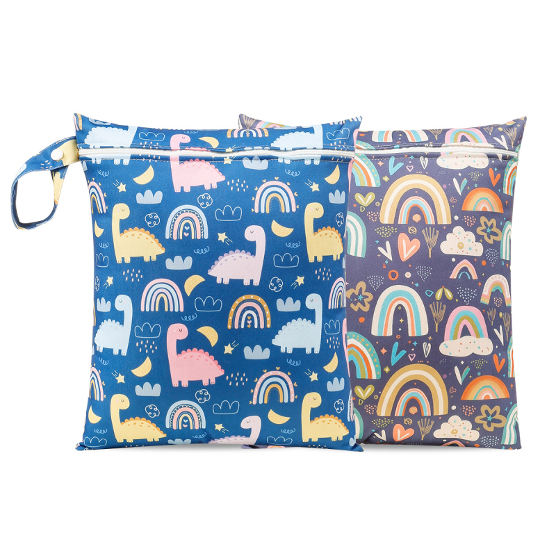 Utazási tárolótáska, kubikus forma, poliészter, vízálló kültéri használatra