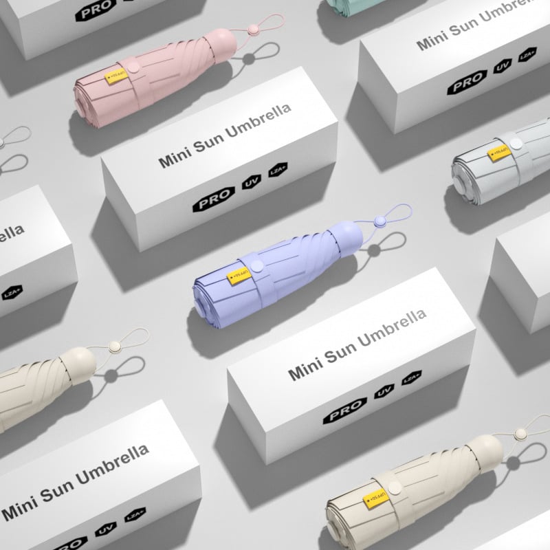 Ομπρέλα με ενισχυμένες διπλές ράβδους, 24 ατσάλινα ράβδια, καμβά βινυλίου, πολυεστέρας 210T, UPF 50+ προστασία UV