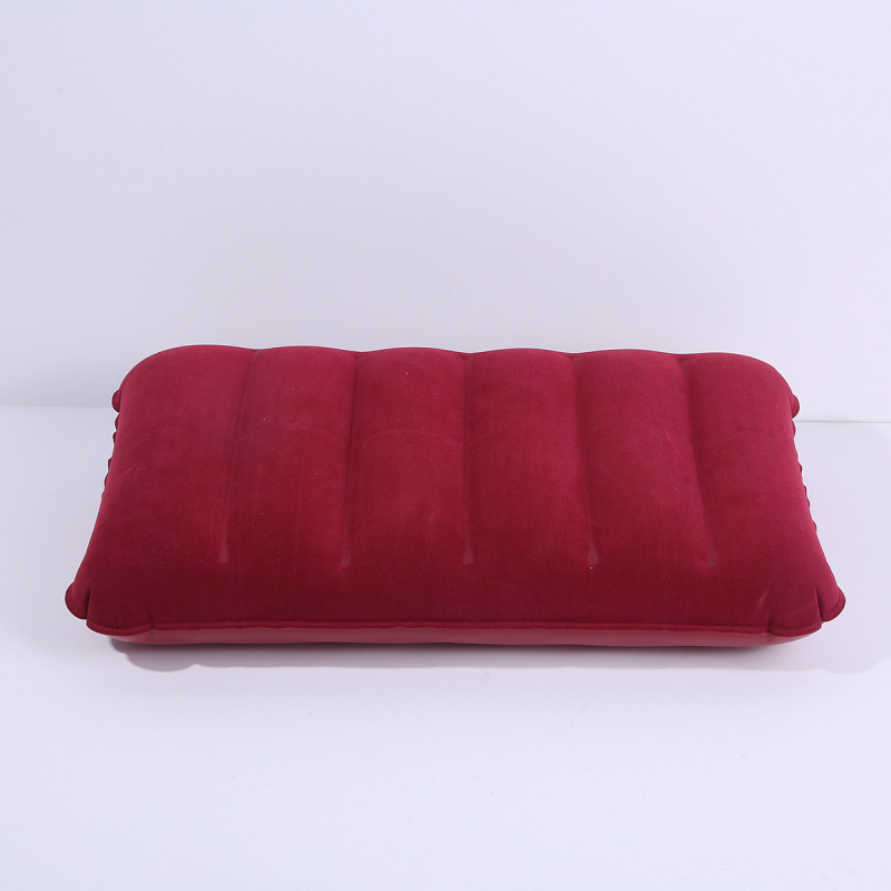 Pernă gonflabilă PVC cu textură flocked, grosime 0,17 mm, greutate 80 g