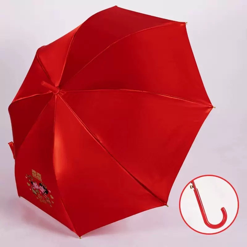 Vjenčani crveni kišobran, tradicionalni kineski stil (Šifra artikla: JS-ZZ21080022; Marka: Jiashan; Namjena: Vjenčanje; Kategorija: Ostale svadbene potrepštine; Poklon: Osobni poklon)