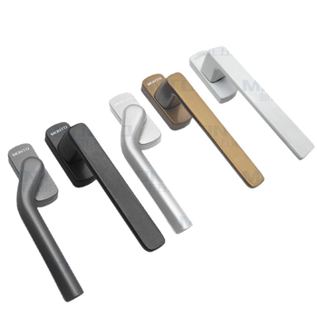 Aluminijska ručica za prozor s kvadratnom osovinom – premaz sprejem, za klizne i otklopne prozore, Monte pristupačan luksuz