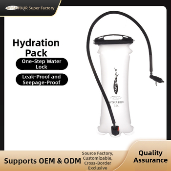 AFISHTOUR Prijenosna sklopiva TPU vodena torba – za outdoor aktivnosti, 1L/2L/3L, vodootporna, hidratacijski ruksak za trčanje, vožnju bicikla, planinarenje i kampiranje