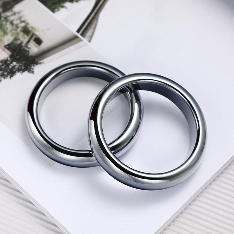 Terahertz narukvica – prirodni unisex stil, otisak logotipa, Honglu Jewelry, pojedinačno pakiranje