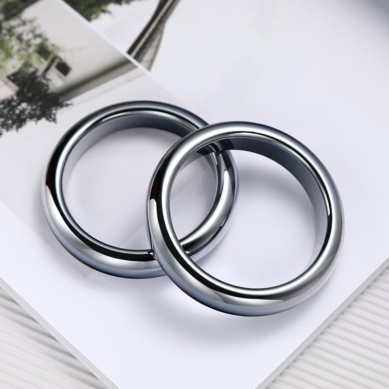Terahertz narukvica – prirodni unisex stil, otisak logotipa, Honglu Jewelry, pojedinačno pakiranje