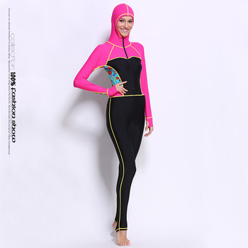 Női egyrészes UV-védett búvárruha, nylon anyagból, hosszú ujjú, búvárkodáshoz és úszáshoz — Yobel